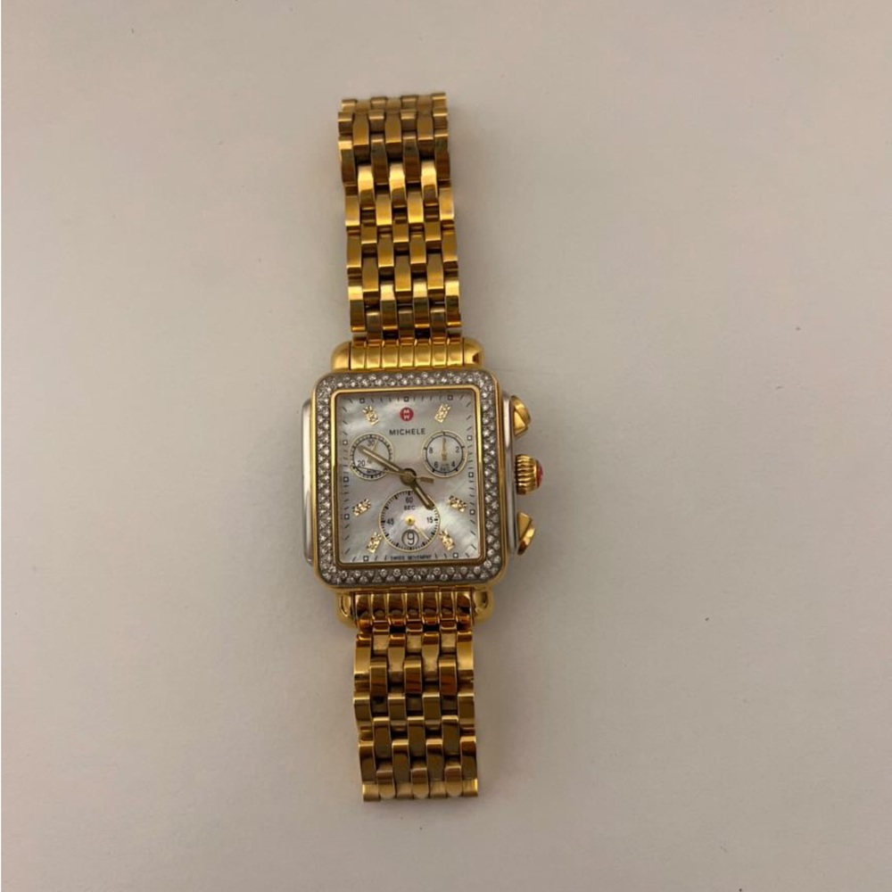 Michele Watch with Diamond Bezel